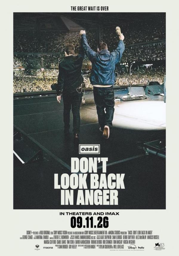 Caratula OASIS: DON'T LOOK BACK IN ANGER